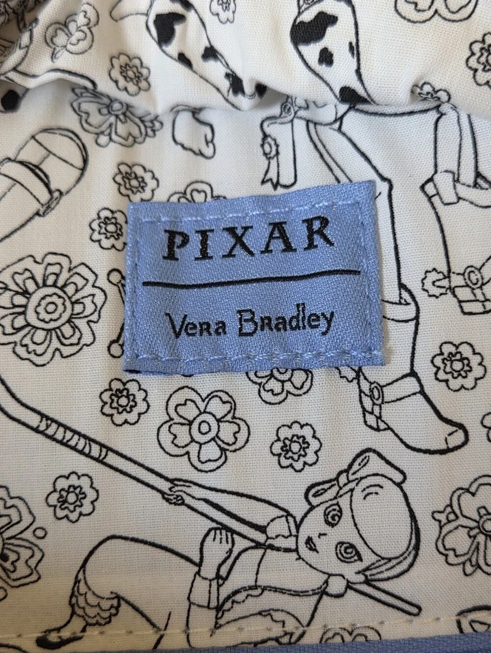 NWT Vera Bradley Disney Pixar Toy Story Small Backpack Andy's Room Blue